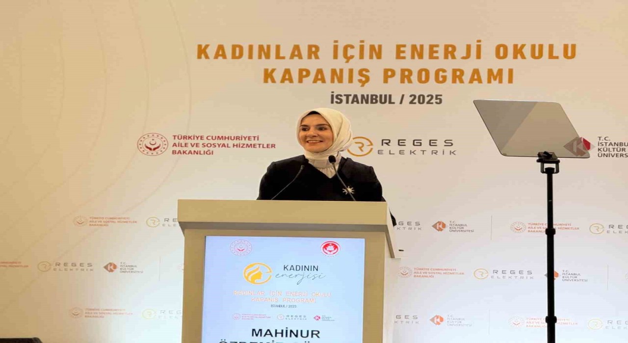 Bakan Göktaş: Kadınların enerjisiyle güçlenen bir sektörün ve adil bir geleceğin ilk adımlarına tanıklık ediyoruz