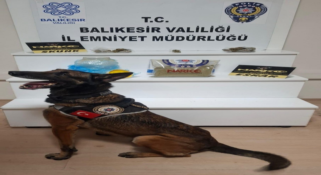 Balıkesirde uyuşturucu operasyonu