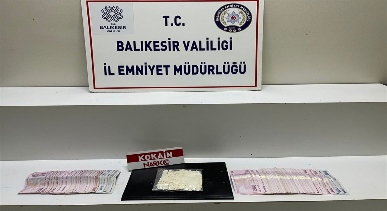 Balıkesirde uyuşturucu operasyonunda 1 tutuklama