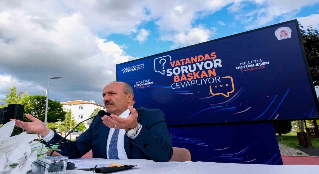 Başkan Arslan: Her bir talep bizim için bir emirdir