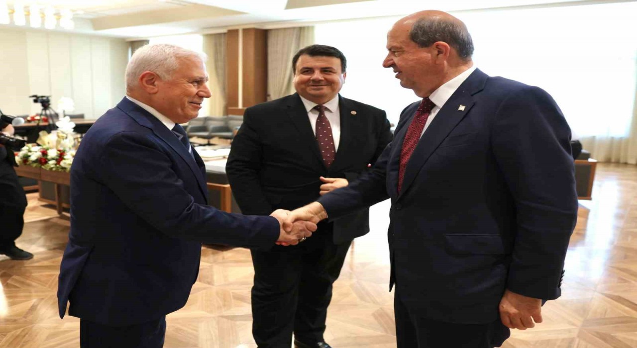 Başkan Bozbeyden KKTC Cumhurbaşkanı Tatara ziyaret
