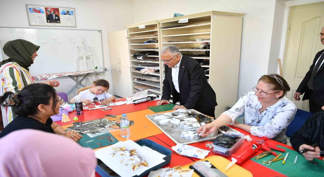 Başkan Büyükkılıç; KAYMEKin Sümer Tesislerindeki faaliyetleri inceledi