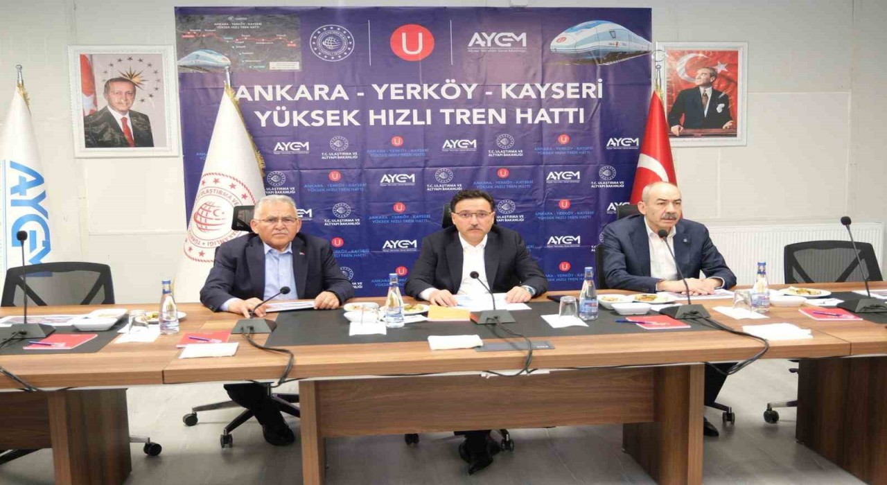 Başkan Büyükkılıçtan yüksek hızlı tren şantiyesinde inceleme