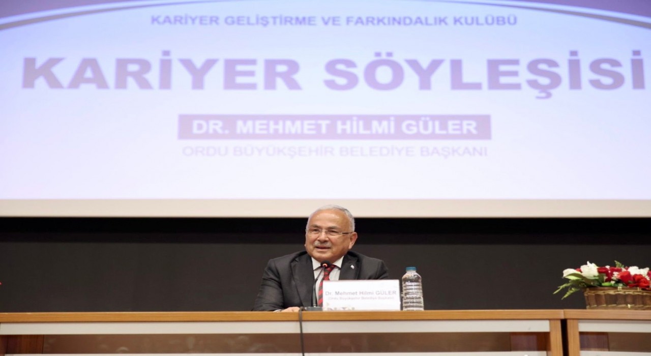 Başkan Güler, üniversite öğrencilerine seslendi: Yapacağınız her işte önceliğiniz ülkeniz olsun