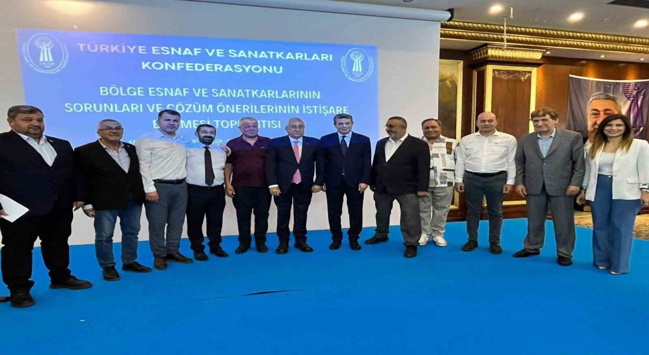 Başkan Künkcü, Ege Bölgesi Esnaf Toplantısında Aydını temsil etti
