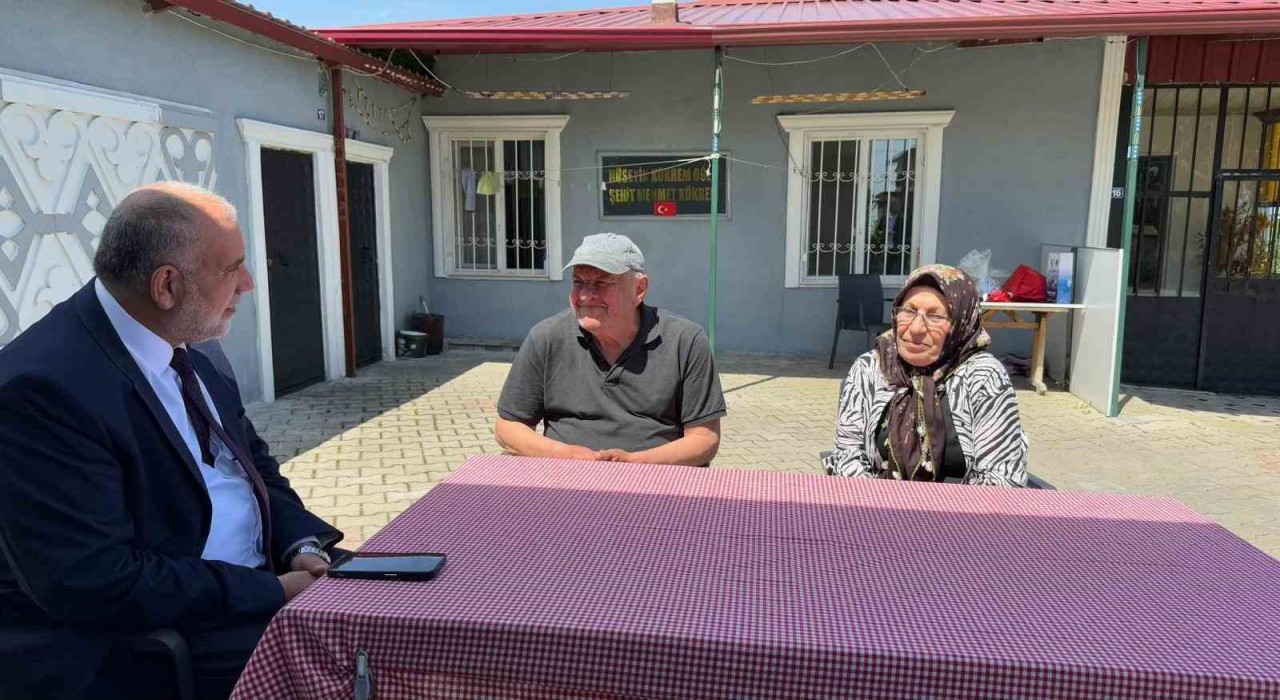 Başkan Sandıkçıdan şehit annelerine anlamlı ziyaret