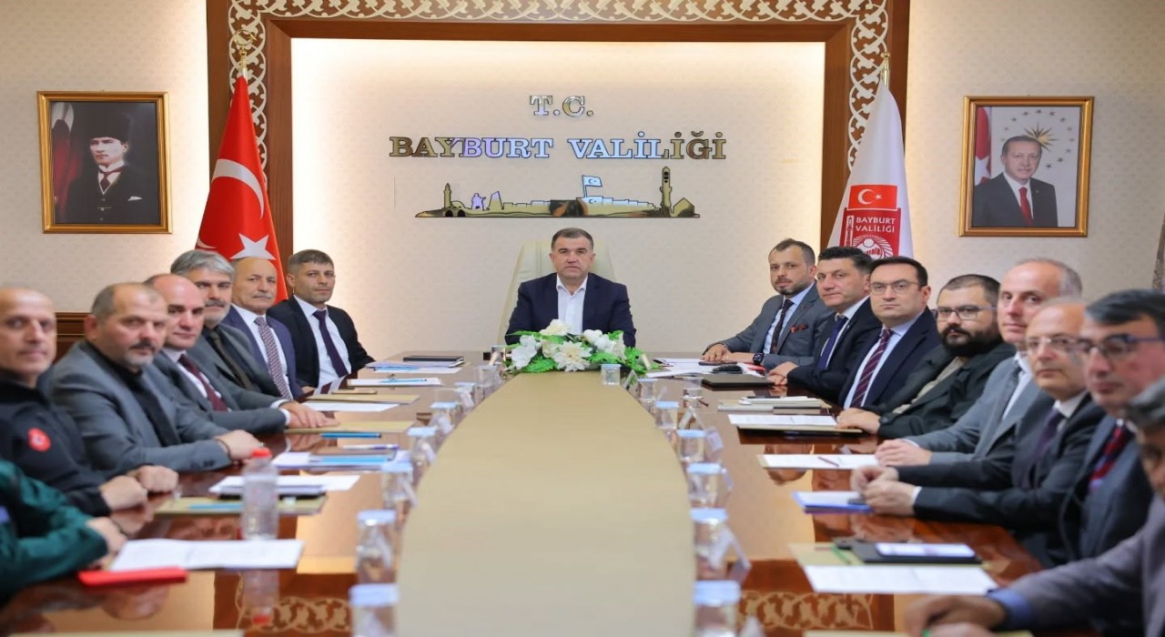 Bayburtta 2025 Yılı İl Su Kurulu Toplantısı yapıldı