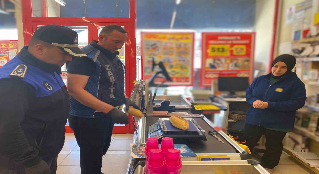 Bayburtta zabıta gramaj ve hijyen denetimi gerçekleştirdi