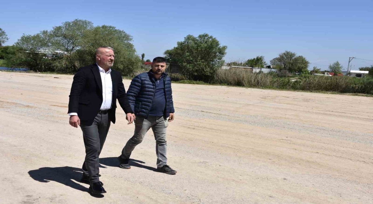 Belediyeden Ortasarıbeye hizmet çıkarması