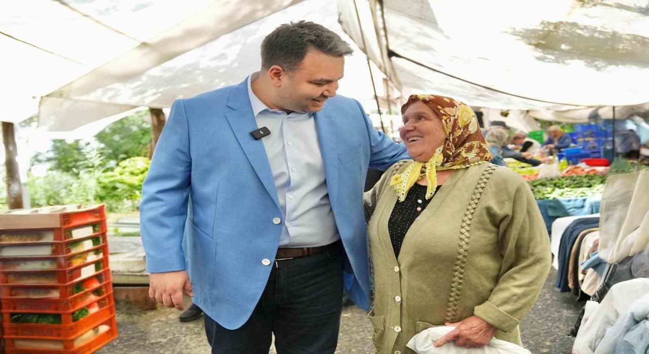 Beşiktaş Belediyesi Başkan Vekili Rasim Şişman Konaklar Pazarını ziyaret etti