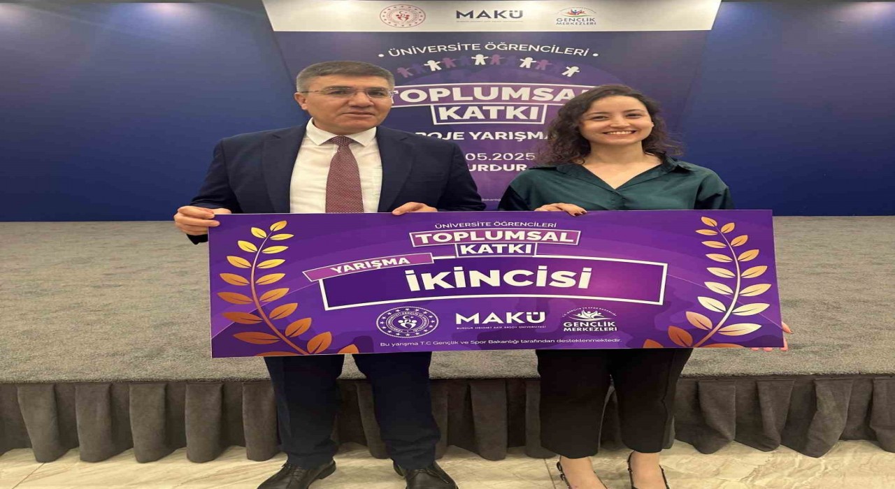 BEUN Lisansüstü Öğrencisi Merve Özçelikin Yüksek Lisans Tezine ikincilik ödülü
