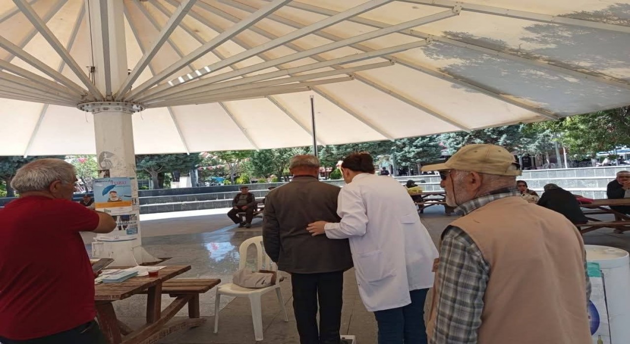 Beypazarında İdeal Kilonu Öğren, Sağlıklı Yaşa kampanyasına yoğun katılım