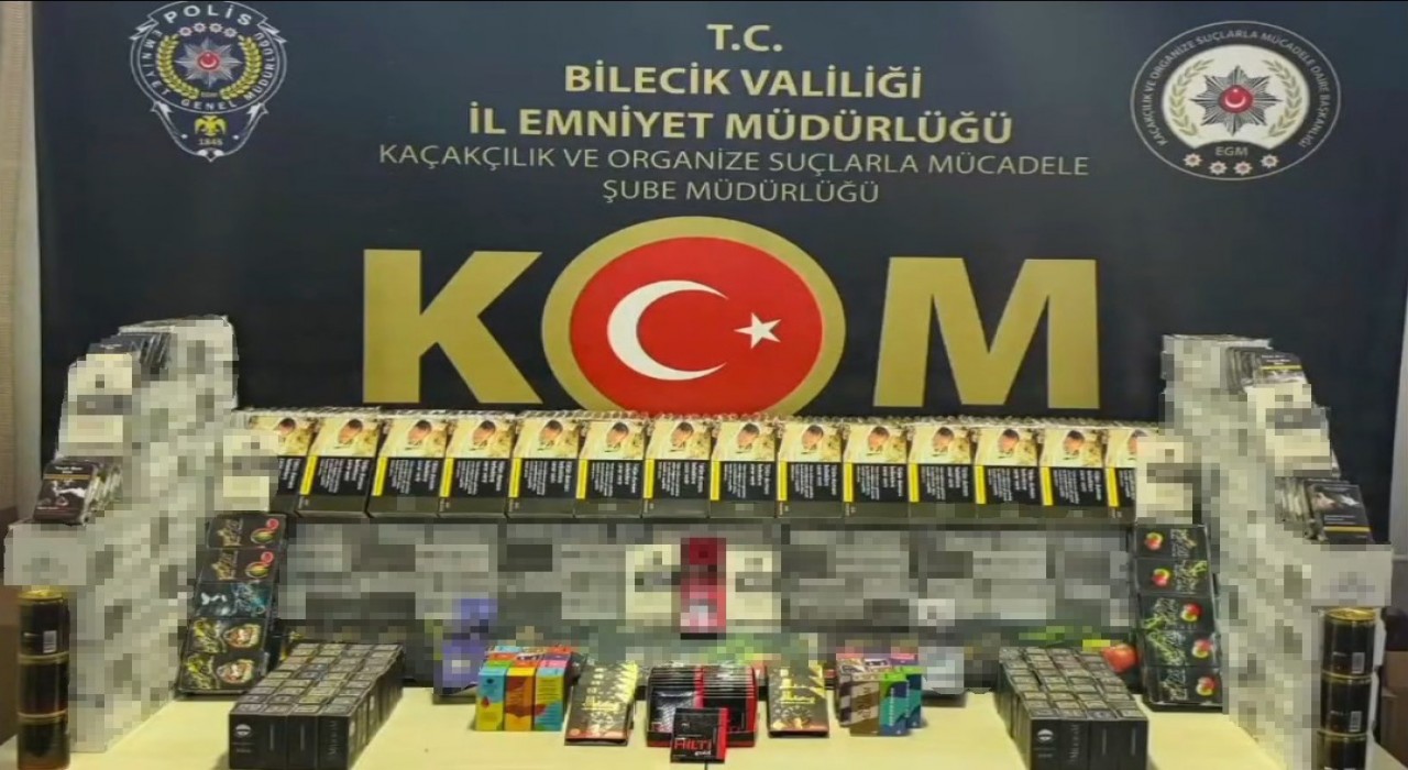 Bilecikte 92 bin adet makaron ele geçirildi