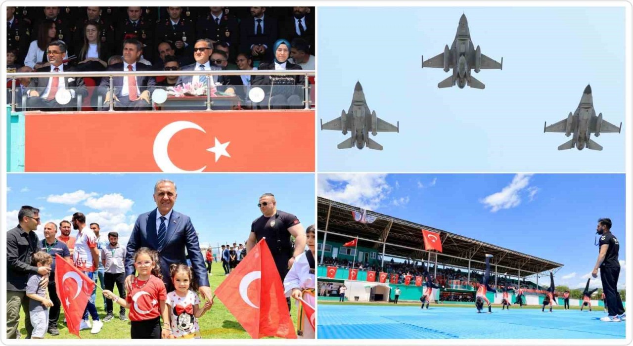 Bingölde 19 Mayıs renkli görüntülere sahne oldu