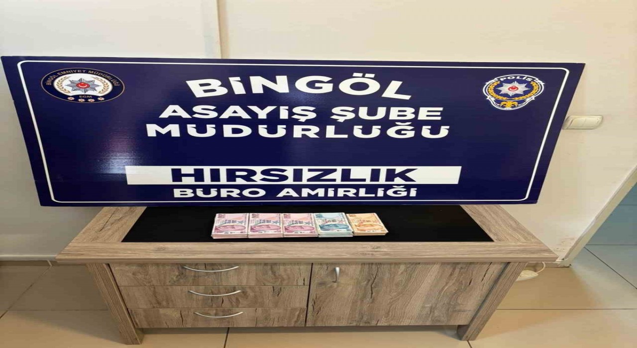 Bingölde bankta unutulan telefonu alan şüpheli yakalandı