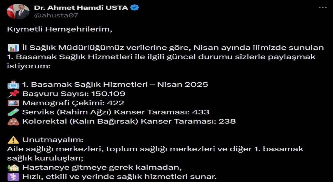 Bingölde bin kişinin kanser taraması yapıldı