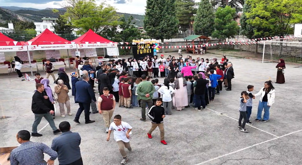 Boyabatta bilim fuarı