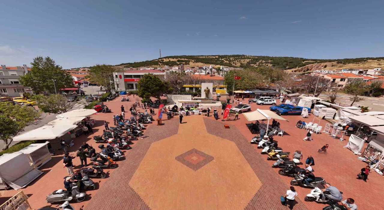 Bozcaadada güvenli sürüş eğitimi verildi