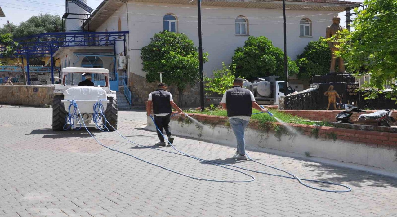 Bozdoğan Belediyesinden Yazıkentte bahar temizliği