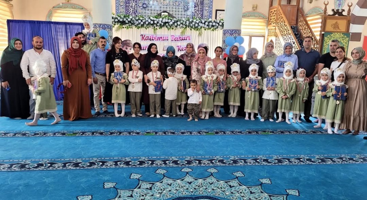 Bozdoğanda 4-6 yaş Kuran Kursu öğrencilerinden yılsonu etkinliği