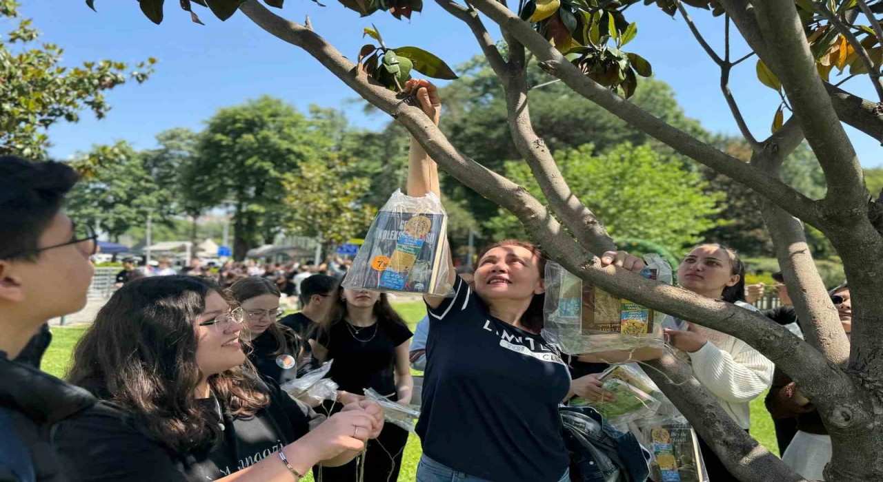 Bursada ağaçlar ‘kitap açtı