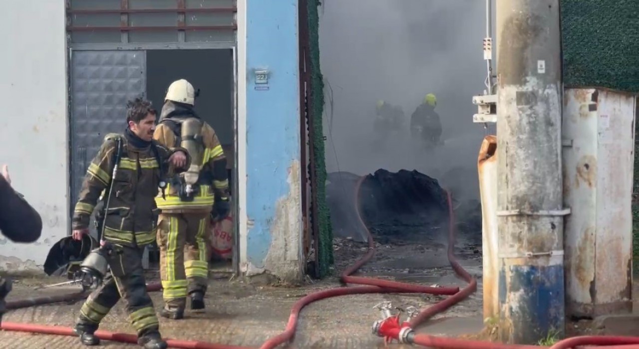 Bursada fabrika yangını korku dolu anlar yaşattı