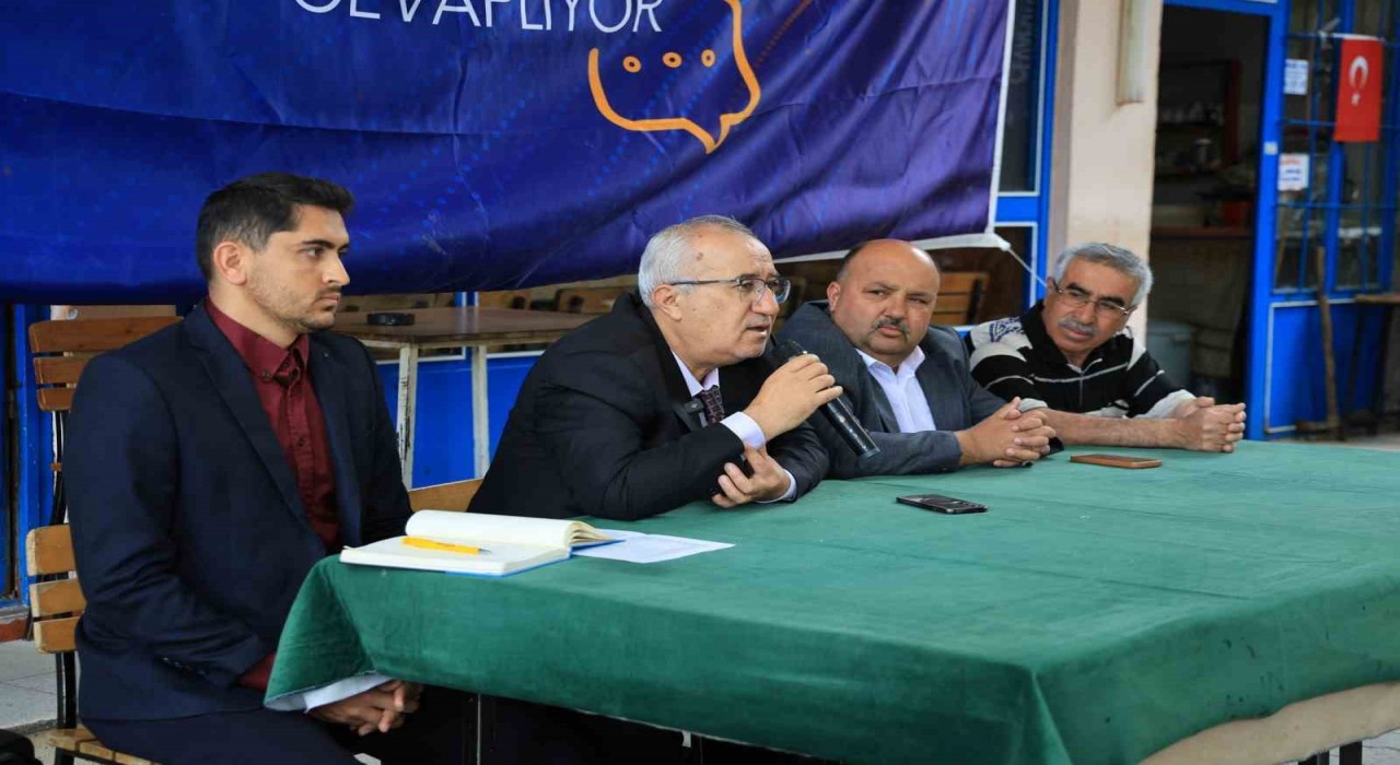 Çamelide vatandaş soruyor, Başkan Arslan cevaplıyor