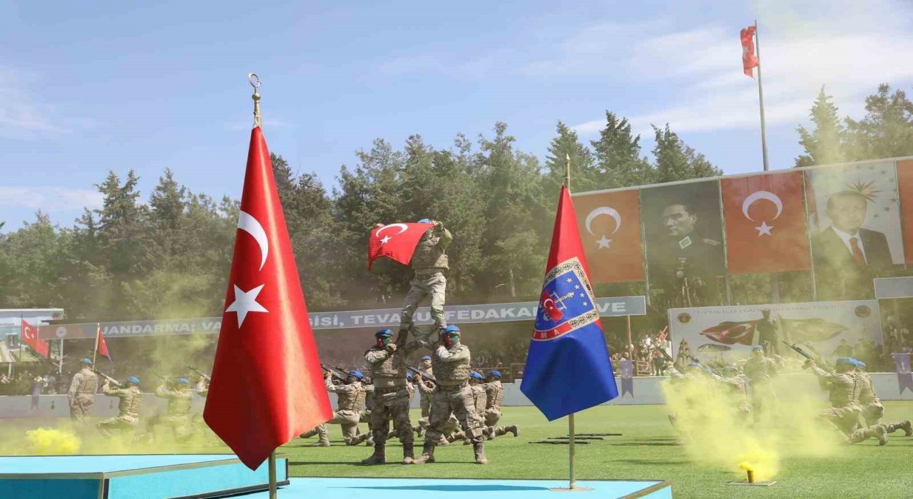 Çanakkale Jandarma Eğitim Merkez Komutanlığında ant içme töreni