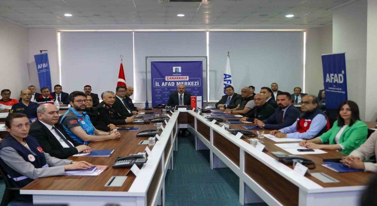 Çanakkalede deprem tatbikatı: 8 noktada 9 farklı çalışma yapıldı