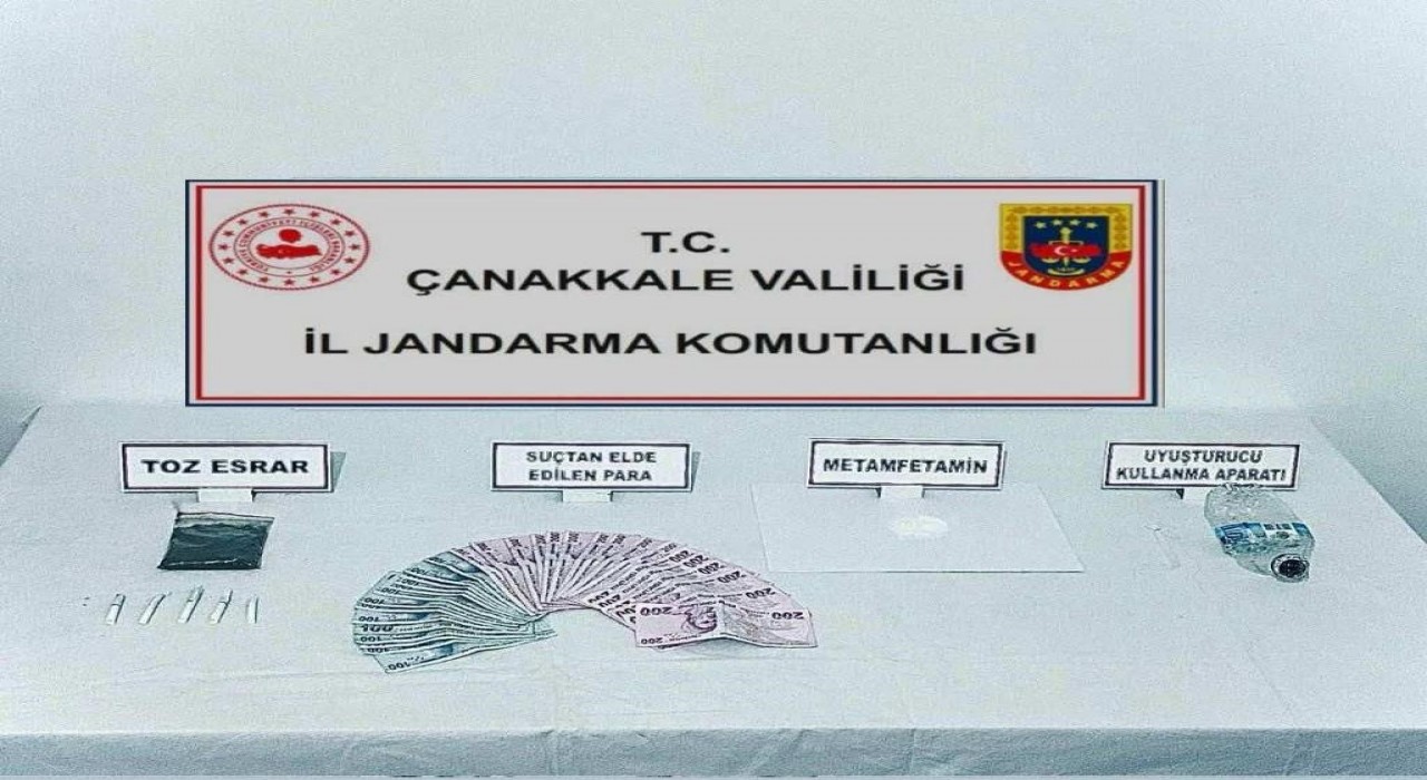Çanakkalede düzenlenen uyuşturucu operasyonunda 2 kişi tutuklandı
