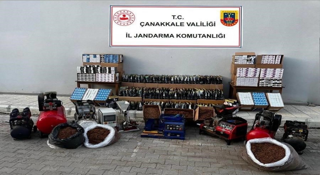 Çanakkalede Jandarmadan kaçak tütüne geçit yok