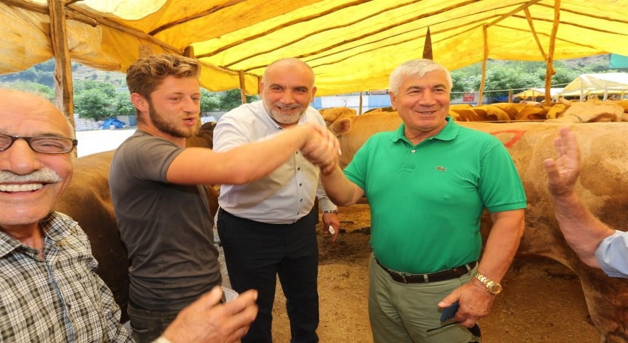 Canikte kurbanlıklar görücüye çıktı