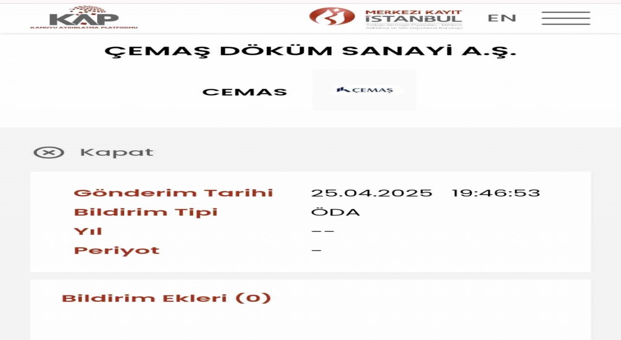 Çemas Şirketinden toplu işçi çıkarma kararı