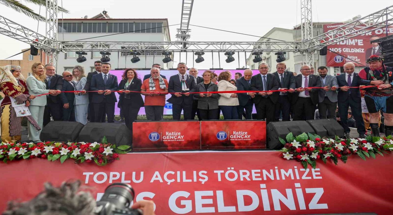 CHP Genel Başkanı Özel, Didimde toplu açılış törenine katıldı