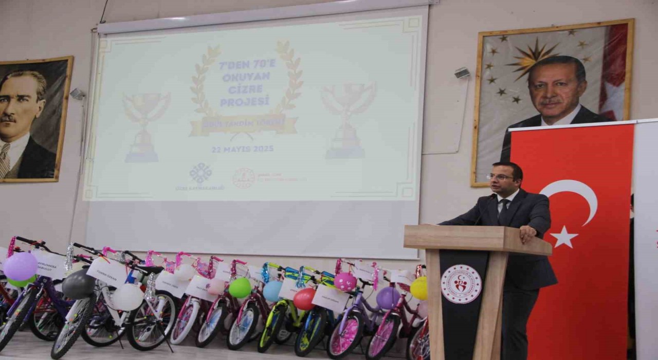 Cizrede 7den 70e Okuyan Cizre kitap okuma yarışması ödülleri sahiplerini buldu