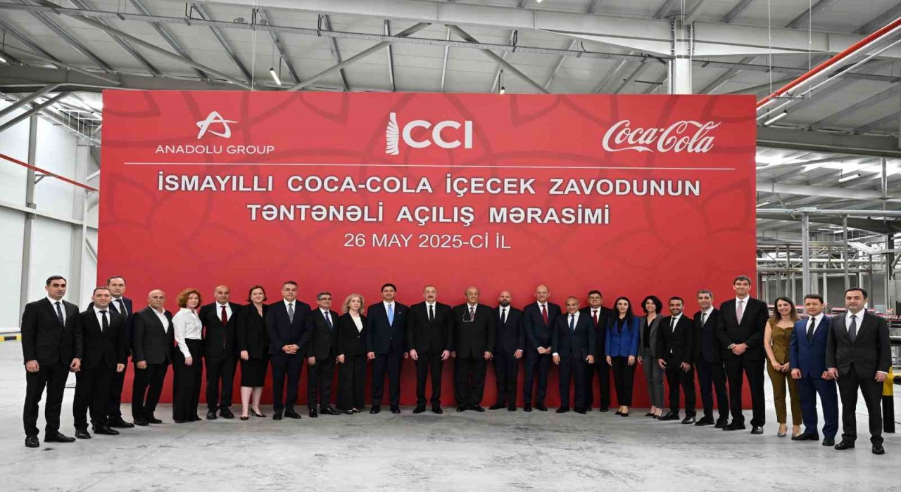 Coca-Cola İçecekin, Azerbaycandaki ikinci fabrikası Cumhurbaşkanı Aliyevin katıldığı törenle açıldı