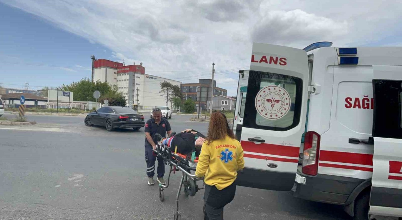 Çorluda trafik kazası: 2 yaralı