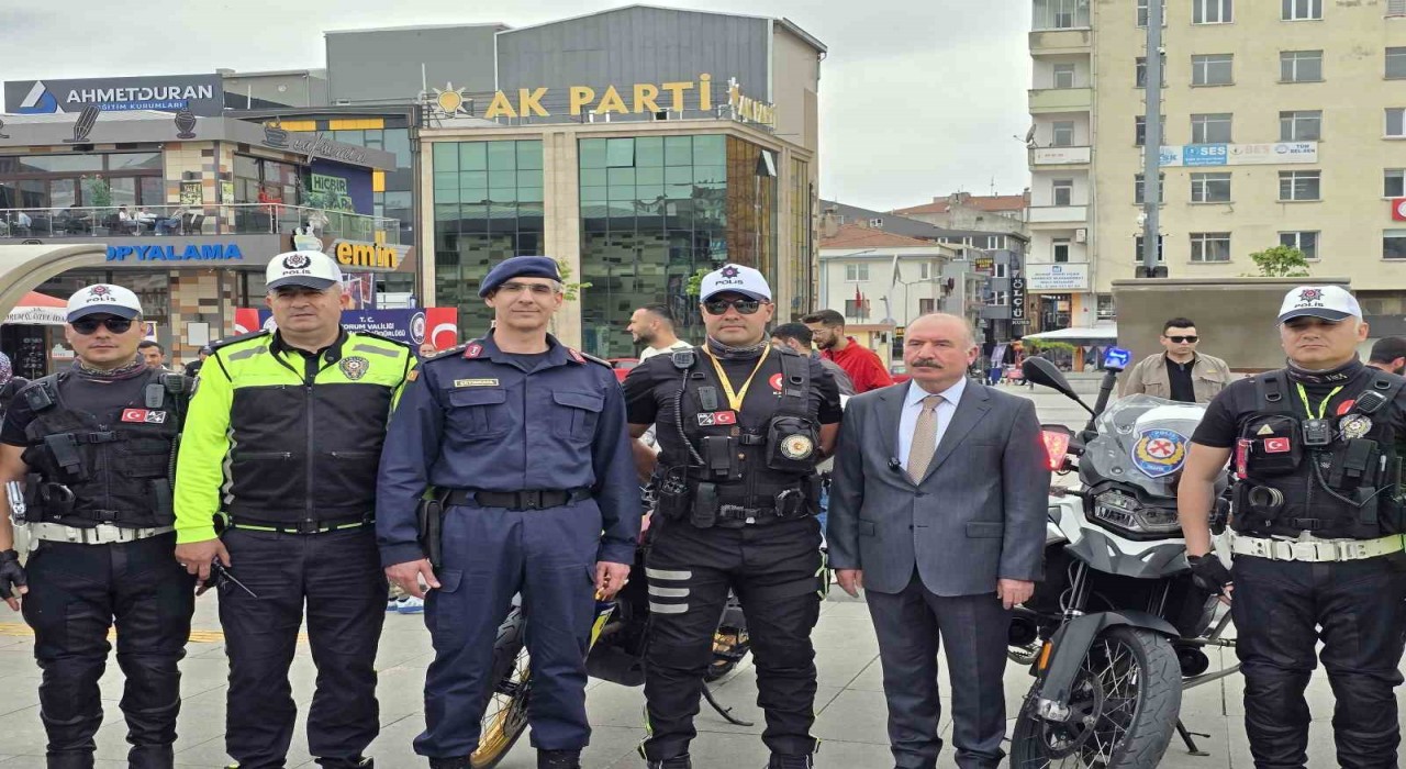 Çorumda Trafik Haftasında farkındalık oluşturan etkinlik