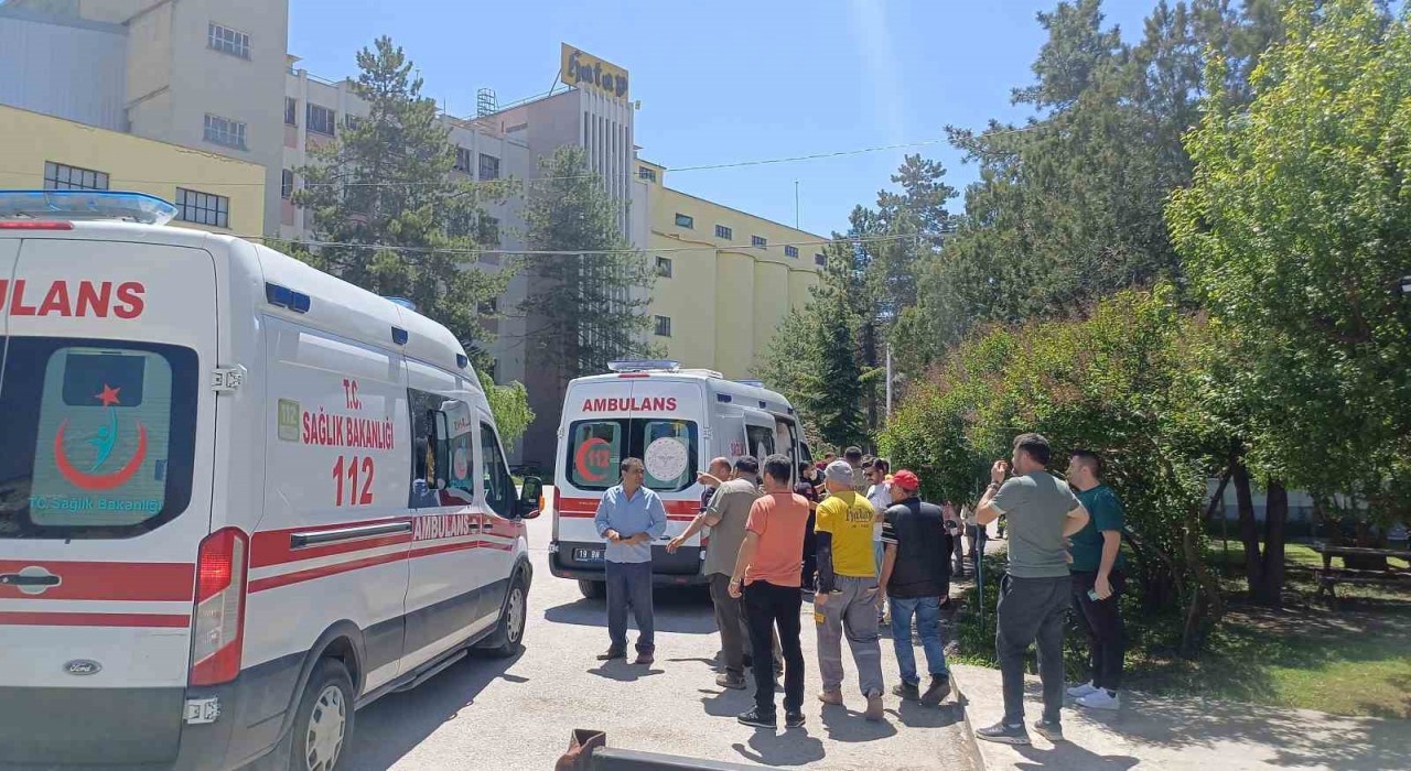 Çorumda un fabrikasında patlama: 7 yaralı