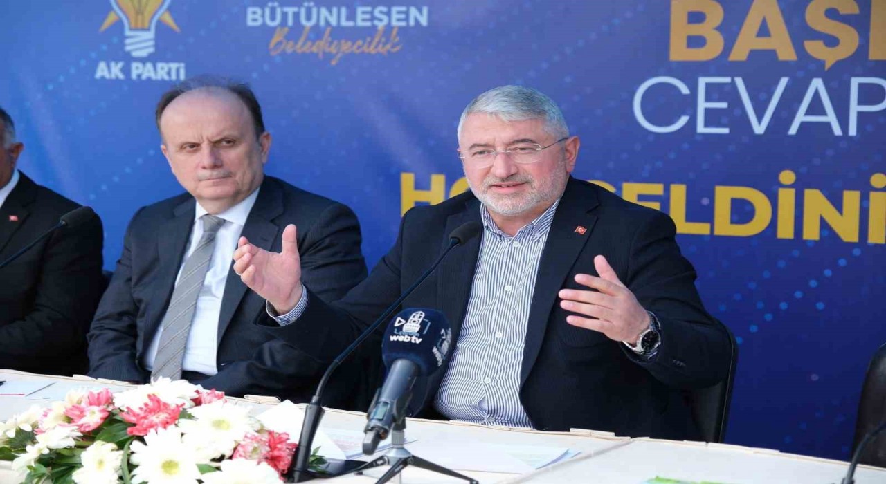 Çorumda vatandaşın sorduğu soruları, Başkan Aşgın cevapladı