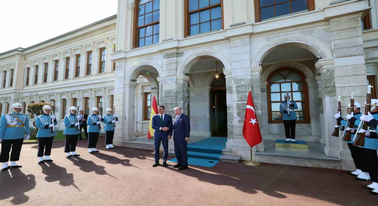 Cumhurbaşkanı Erdoğan, İspanya Başbakanı Pedro Sanchezi kabul etti