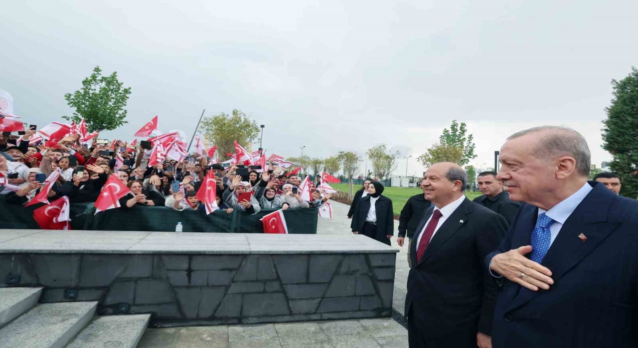 Cumhurbaşkanı Erdoğan: KKTC Cumhuriyet Yerleşkesi, Kıbrıs Türk halkının kararlılığının sembolüdür
