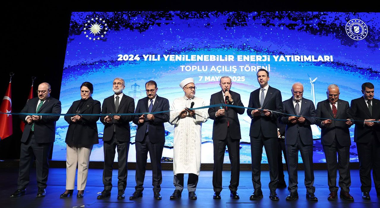 Cumhurbaşkanı Erdoğan’ın Katılımıyla Yenilenebilir Enerji Tesisleri Açıldı