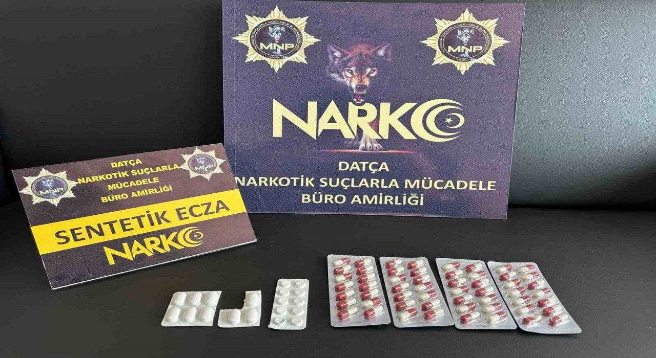 Datçada uyuşturucu hap ele geçirildi