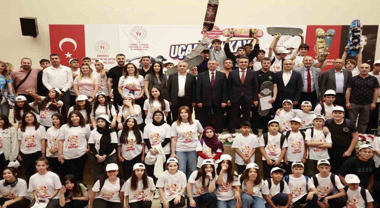 Denizlide Uçan Kaykay projesi start aldı