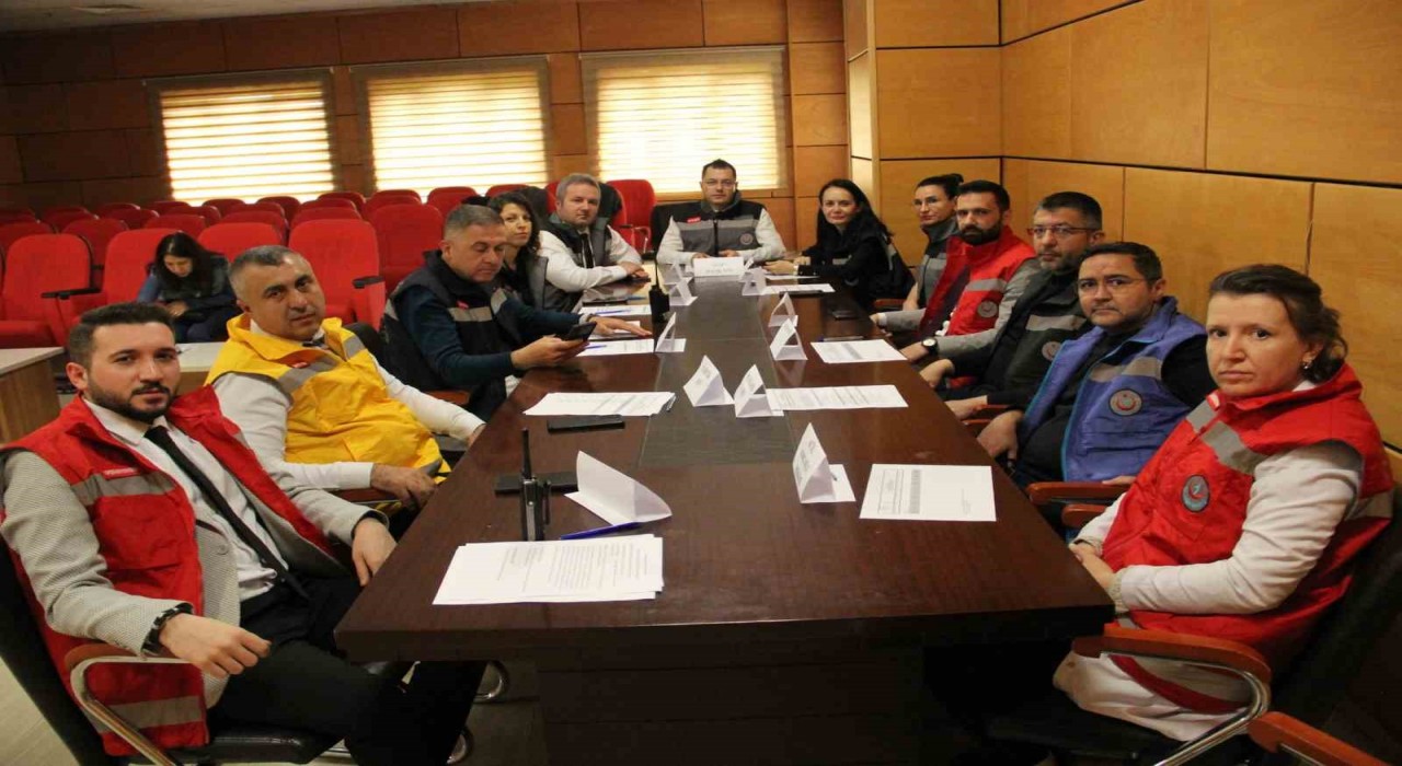 Devlet Hastanesinde gerçekçi yangın tatbikatı