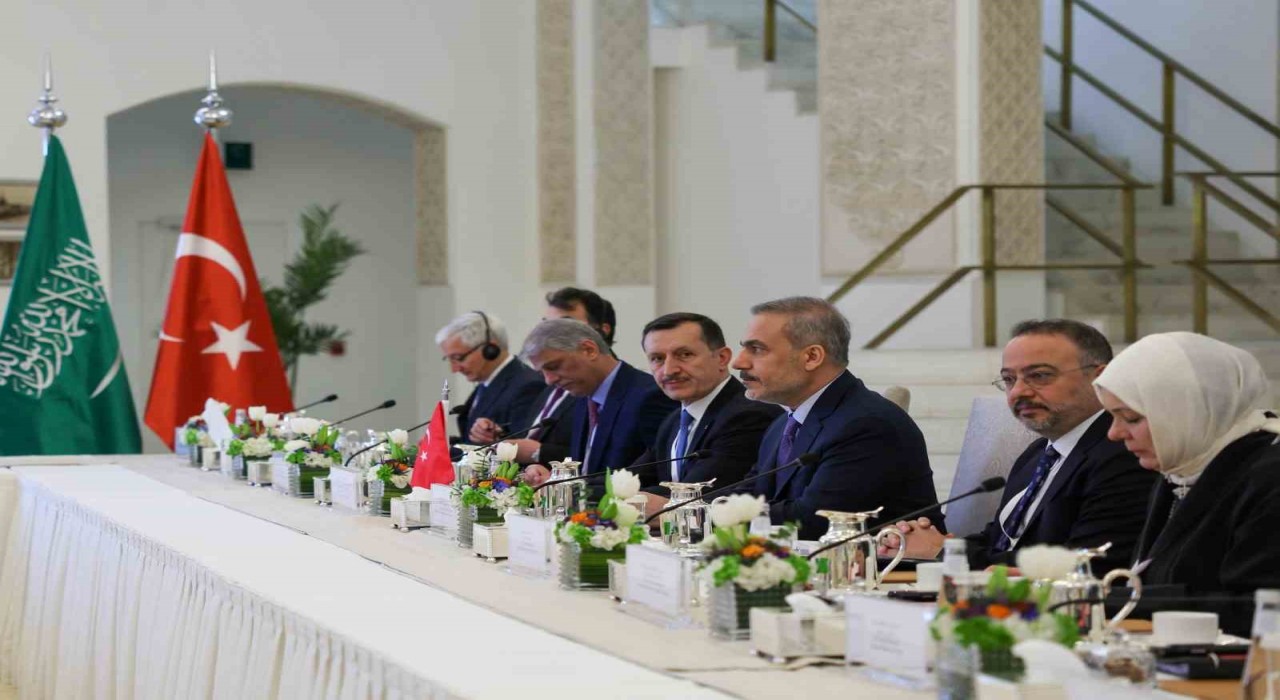Dışişleri Bakanı Fidan, Türk-Suudi Koordinasyon Konseyi 2. Toplantısına başkanlık etti
