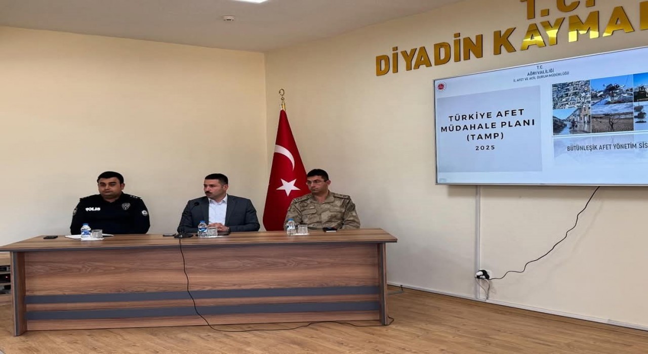 Diyadinde afet hazırlığı masaya yatırıldı