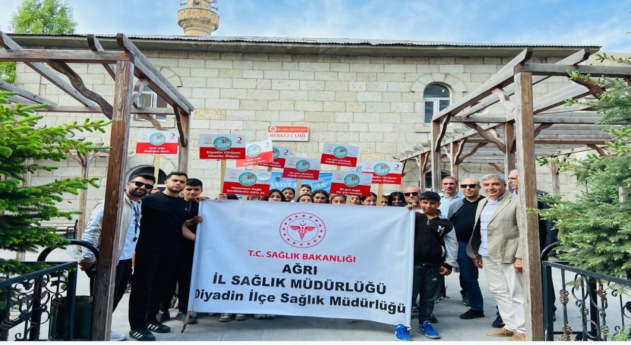 Diyadinde sağlık için hareket et yürüyüşü düzenlendi
