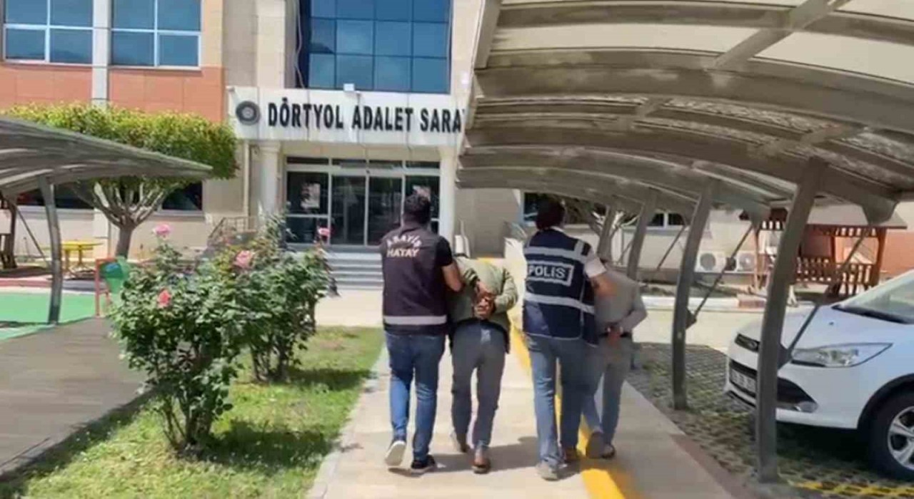 Dörtyolda kablo çalan 2 şüpheli tutuklandı